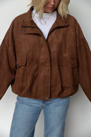 The Rowan Suede Utility Jacket
