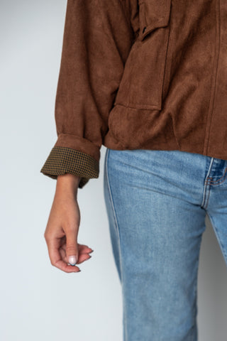 The Rowan Suede Utility Jacket