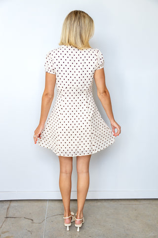 The Hannah Polka Dot Mini Dress