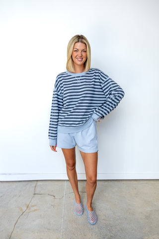 The Seaside Stripe Pullover