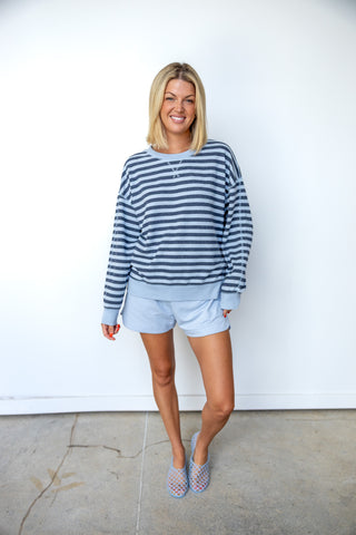 The Seaside Stripe Pullover