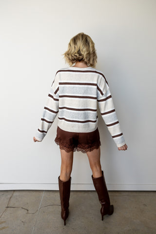 The Chandler Striped Cardigan