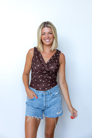The Claudia Polka Dot Bodysuit