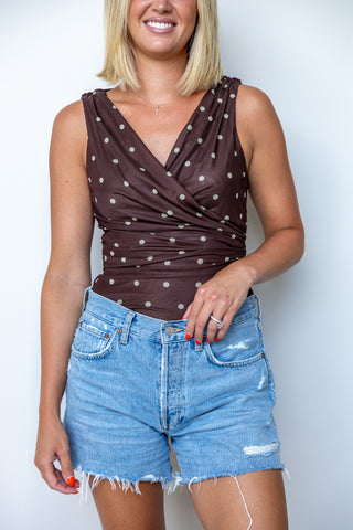 The Claudia Polka Dot Bodysuit