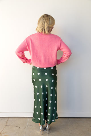 The Holly Dot Maxi Skirt