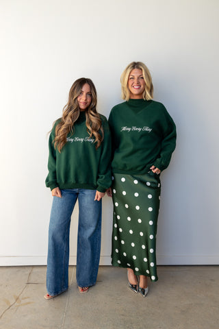 The Merry Everything Mockneck Sweatshirt