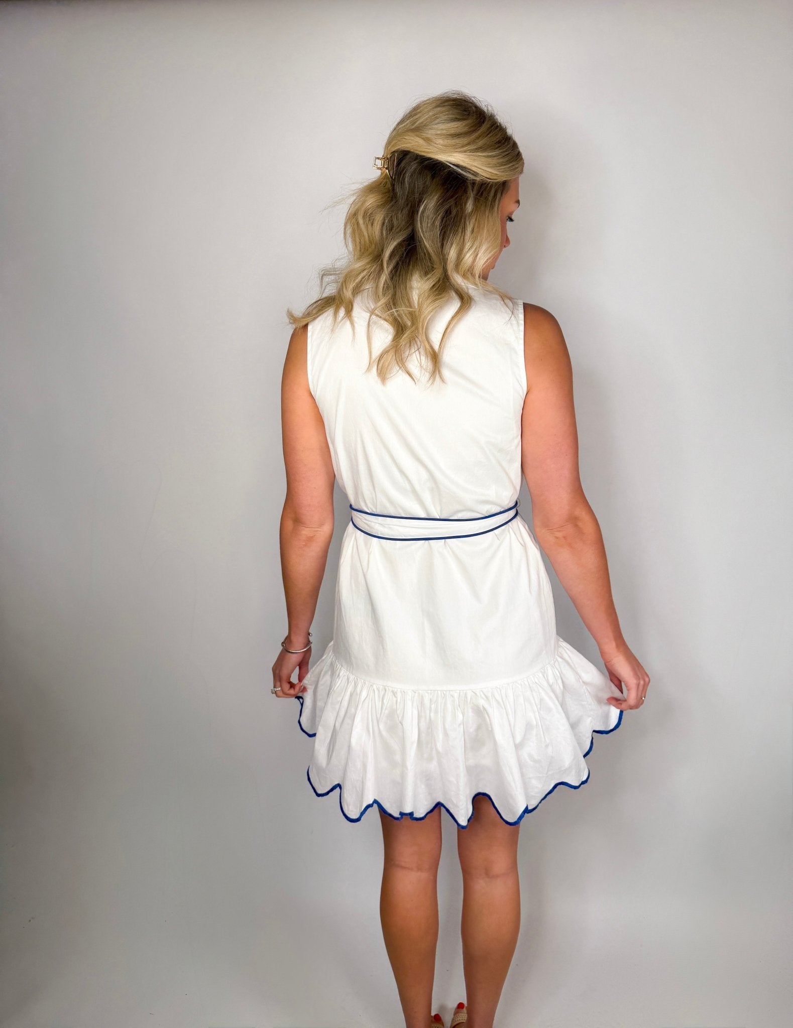 Capri Bloom Button - Up Mini Dress - Ardire Collection