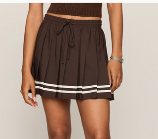 The Greer Pleated Mini Skirt