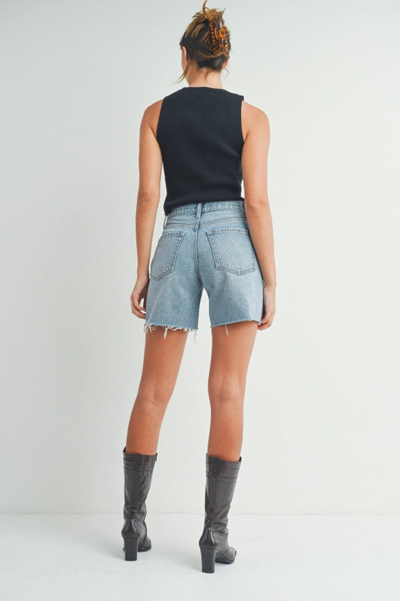 The Classic Cutoff Denim Shorts