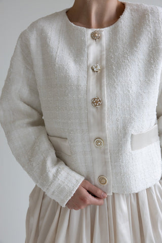 Elegant Textured Button - Up Sweater - Final Sale - Ardire Collection