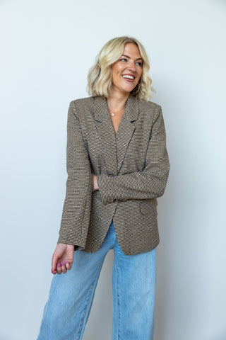 Evan Check Blazer - Ardire Collection