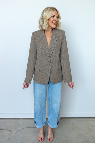 Evan Check Blazer - Ardire Collection