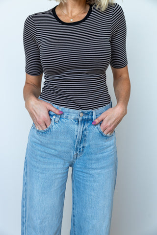 Freida Striped Tee - Ardire Collection