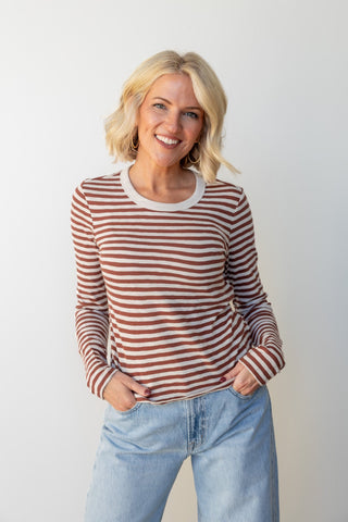 Junie Stripe Tee - Ardire Collection