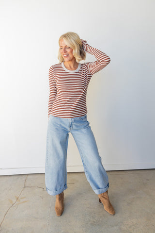 Junie Stripe Tee - Ardire Collection
