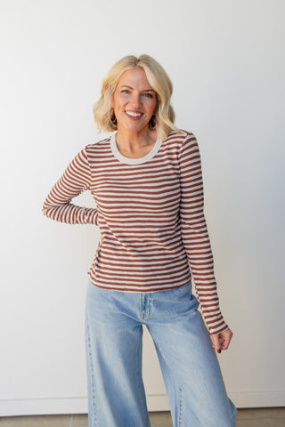 Junie Stripe Tee - Ardire Collection