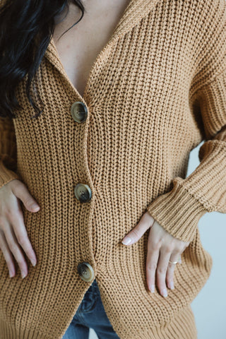 Oversized Knit Cardigan with pockets - Final Sale - Ardire Collection