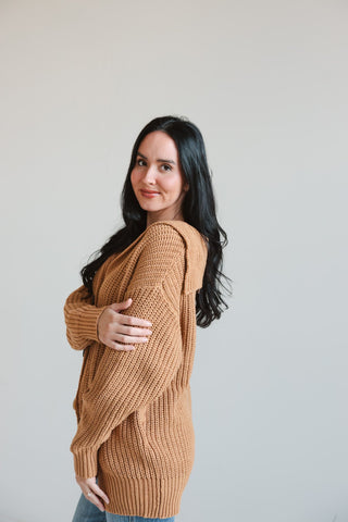 Oversized Knit Cardigan with pockets - Final Sale - Ardire Collection
