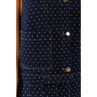 Polka Dot Button - Front Vest Top - Ardire Collection