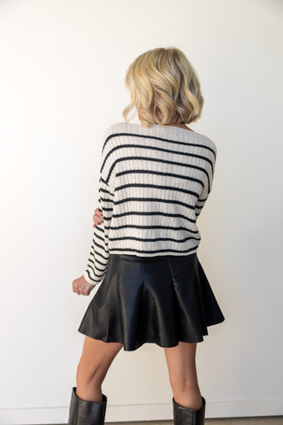 Rosalind Striped Sweater - Ardire Collection