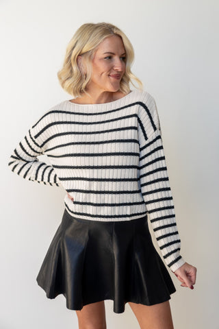 Rosalind Striped Sweater - Ardire Collection