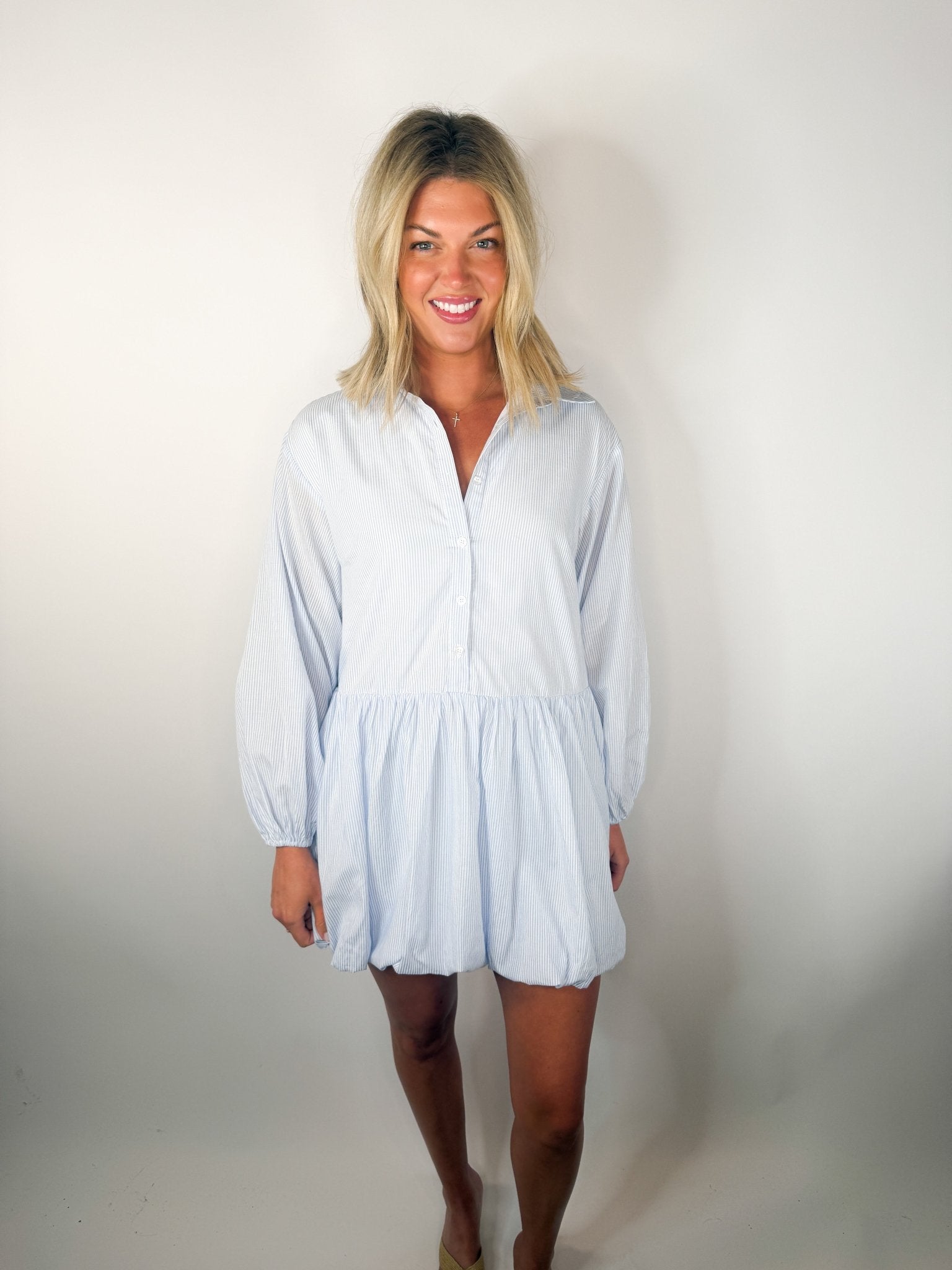 Skyline Poplin Drop - Waist Dress - Ardire Collection