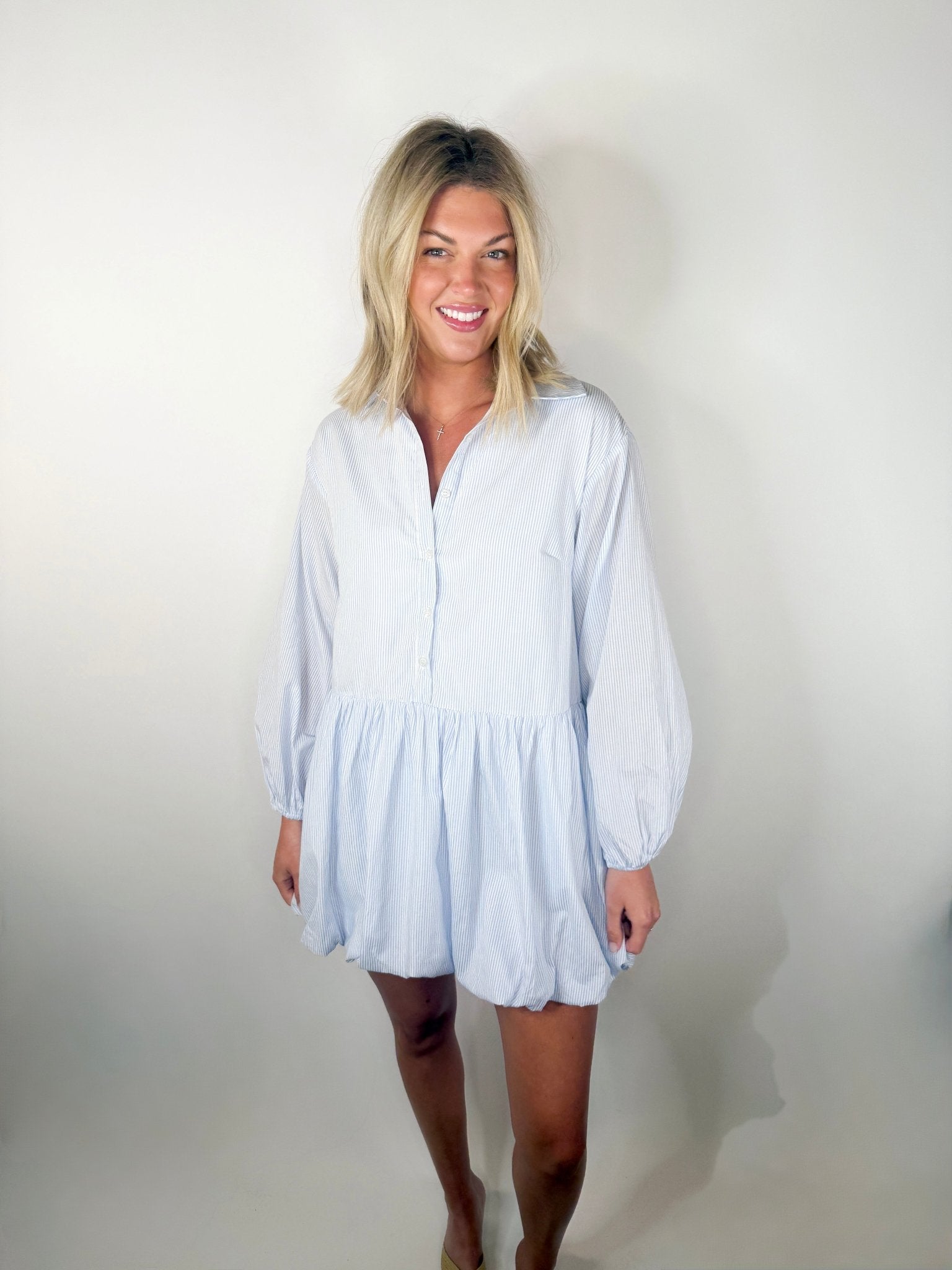 Skyline Poplin Drop - Waist Dress - Ardire Collection