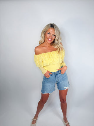 Sunset Ruffle Bodysuit - Ardire Collection