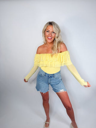 Sunset Ruffle Bodysuit - Ardire Collection