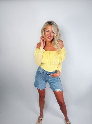 Sunset Ruffle Bodysuit - Ardire Collection