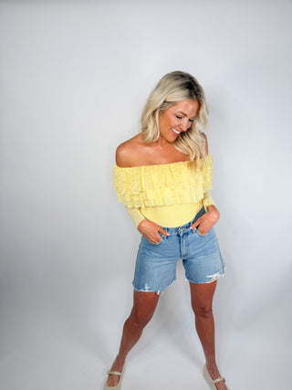 Sunset Ruffle Bodysuit - Ardire Collection