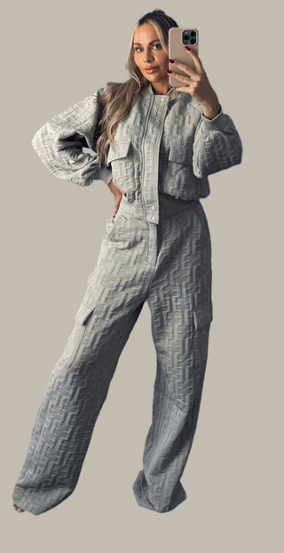 Textured Cargo Pants - Ardire Collection