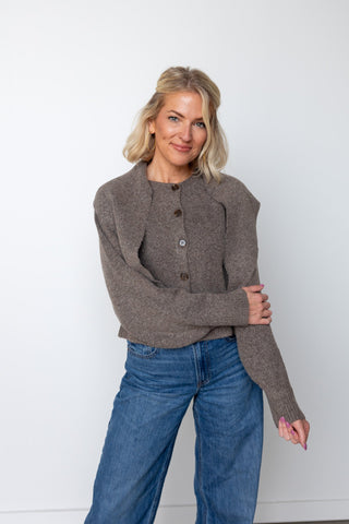 The Ainsley Scarf Cardigan - Ardire Collection