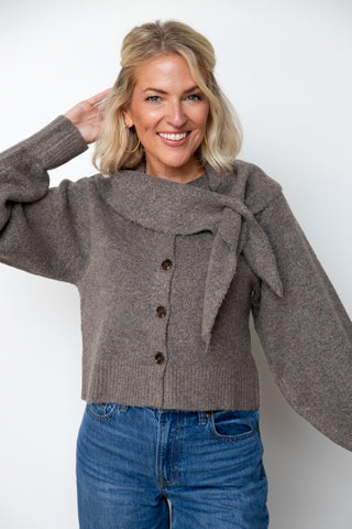 The Ainsley Scarf Cardigan - Ardire Collection
