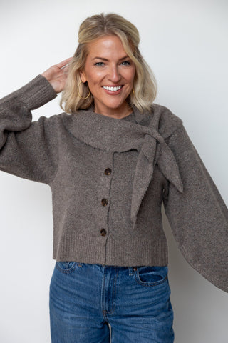 The Ainsley Scarf Cardigan - Ardire Collection