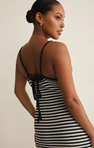 The Amalfi Stripe Midi Dress - Ardire Collection