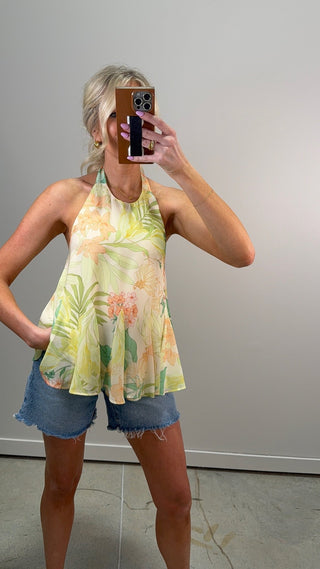 The Amalfi Tropic Blouse - Ardire Collection