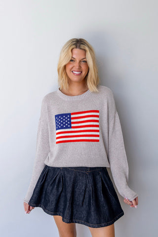 The Americana Knit Sweater - Ardire Collection