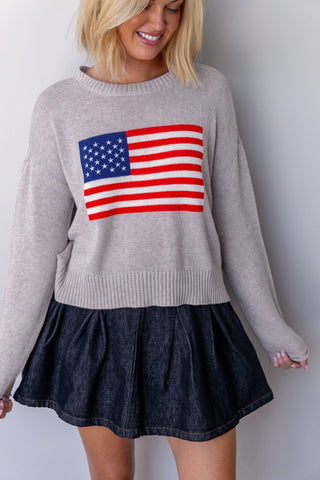 The Americana Knit Sweater - Ardire Collection