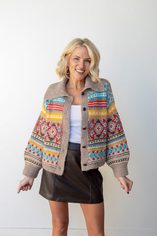 The Aspen Fair Isle Cardigan - Ardire Collection