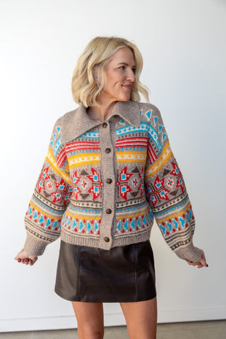 The Aspen Fair Isle Cardigan - Ardire Collection
