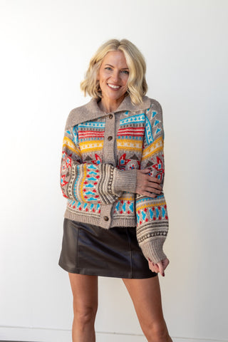 The Aspen Fair Isle Cardigan - Ardire Collection