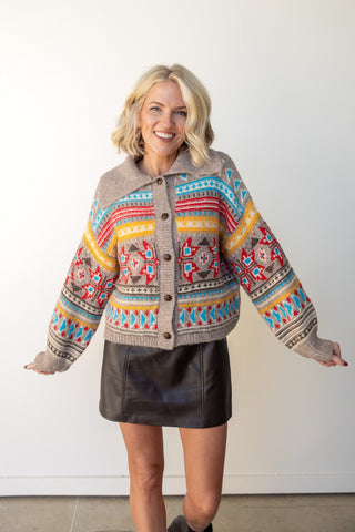 The Aspen Fair Isle Cardigan - Ardire Collection
