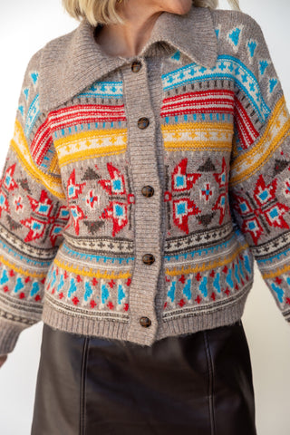 The Aspen Fair Isle Cardigan - Ardire Collection