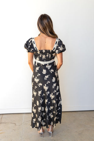 The Aubrey Floral Midi Dress - Ardire Collection