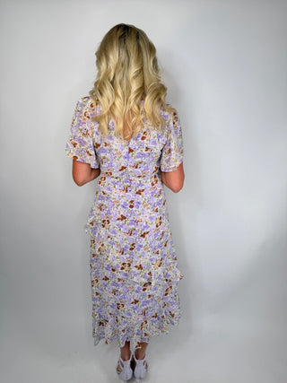 The Blossom Ruffle Midi Dress - Ardire Collection