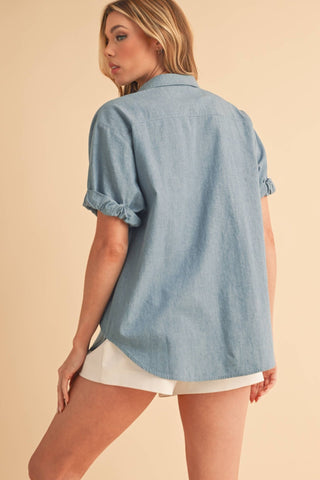 The Boardwalk Chambray Button - Up - Ardire Collection