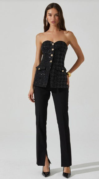 The Brittany Sequin Corset Top - Ardire Collection