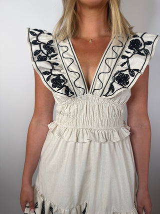 The Camila Embroidered Dress - Ardire Collection