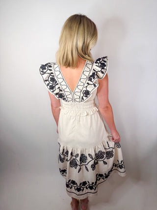 The Camila Embroidered Dress - Ardire Collection